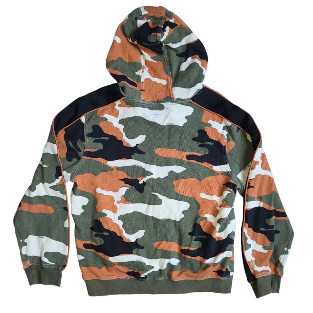 Be Spoke Camouflage Knit Hoodie Hip-Hop Biggie Los Angeles Men's Size MEDIUM